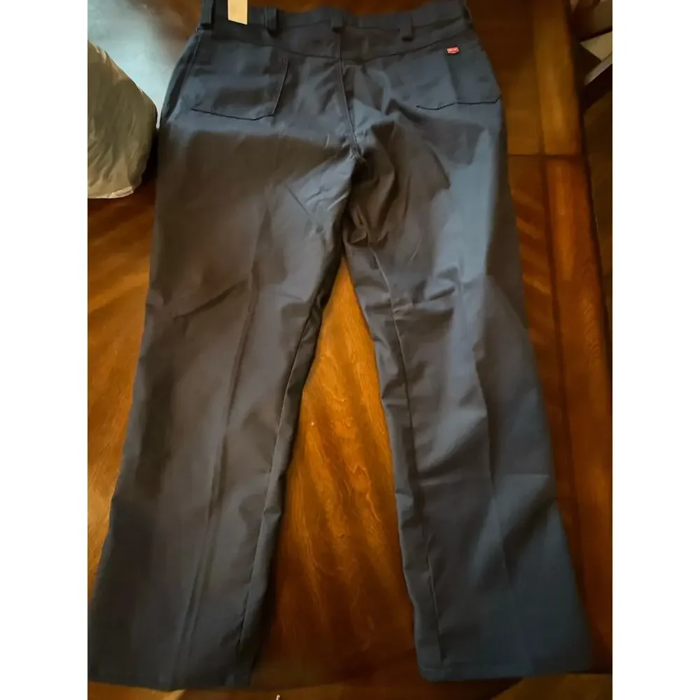 Red Kap Work Pants Mens 38X28 Navy Paint Industrial Utility Cargo Outdoor NWOT